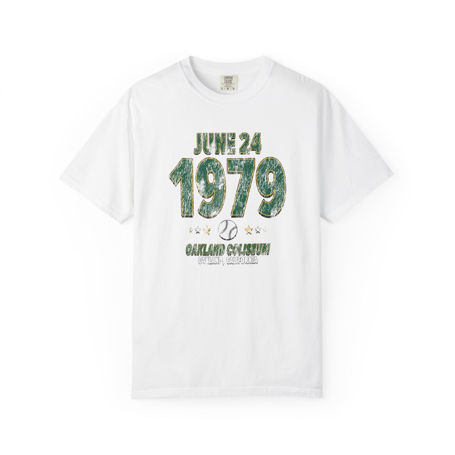 Oakland Baseball – June 24, 1979 – Comfort Colors (Black & White)