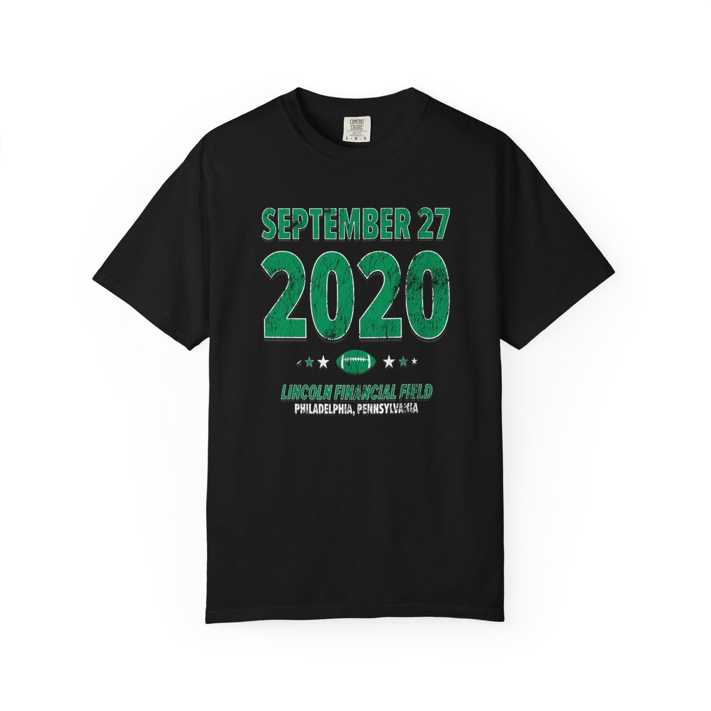 Philadelphia Football – September 27, 2020 – Comfort Colors (Black & White)