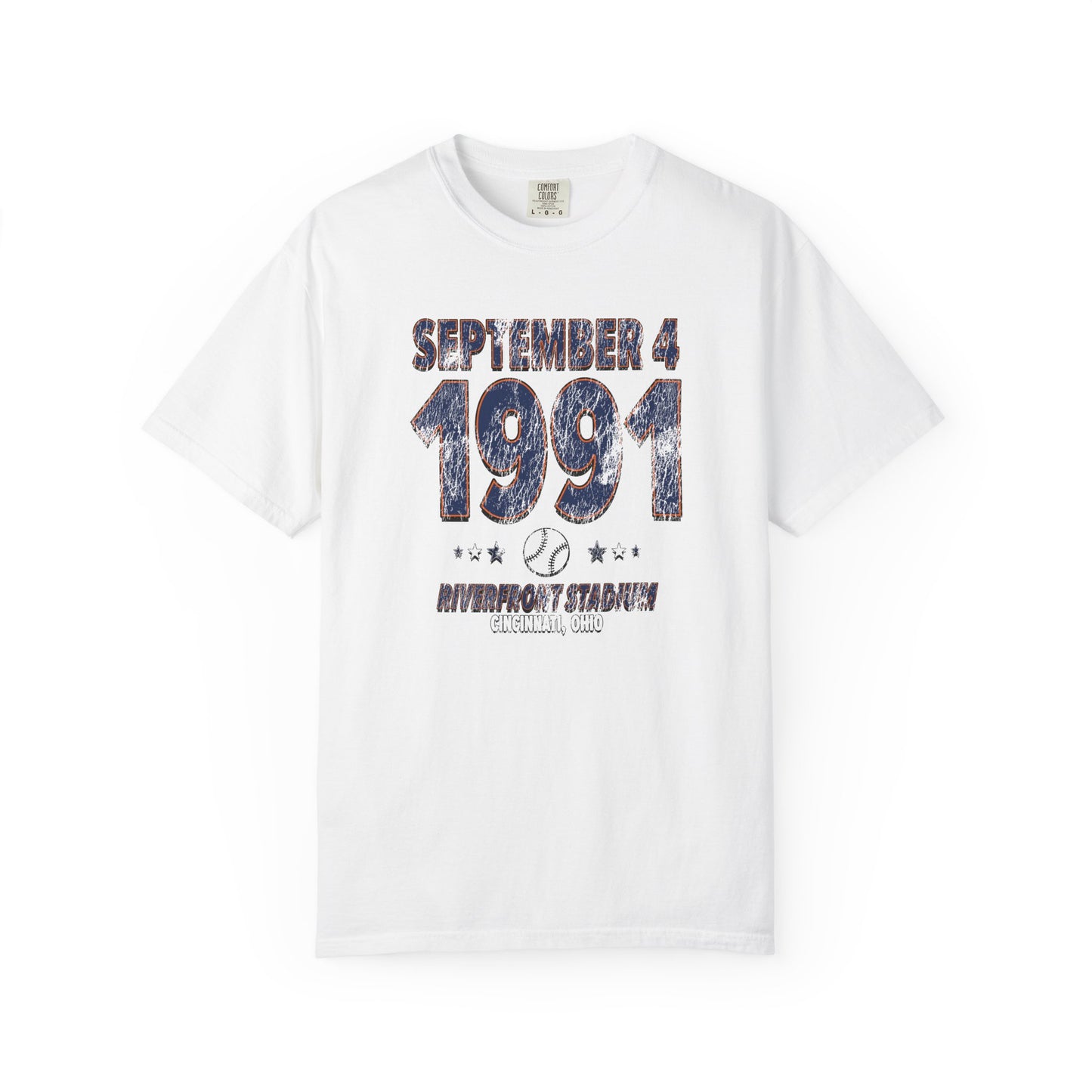 Houston Baseball – September 4, 1991 – Comfort Colors (Black & White)