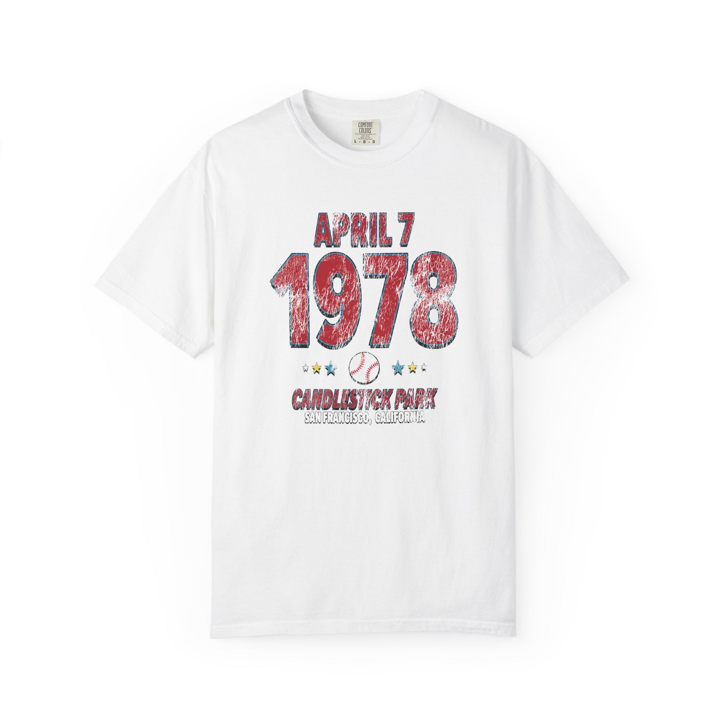 St. Louis Baseball – April 7, 1978 – Comfort Colors (Black & White)