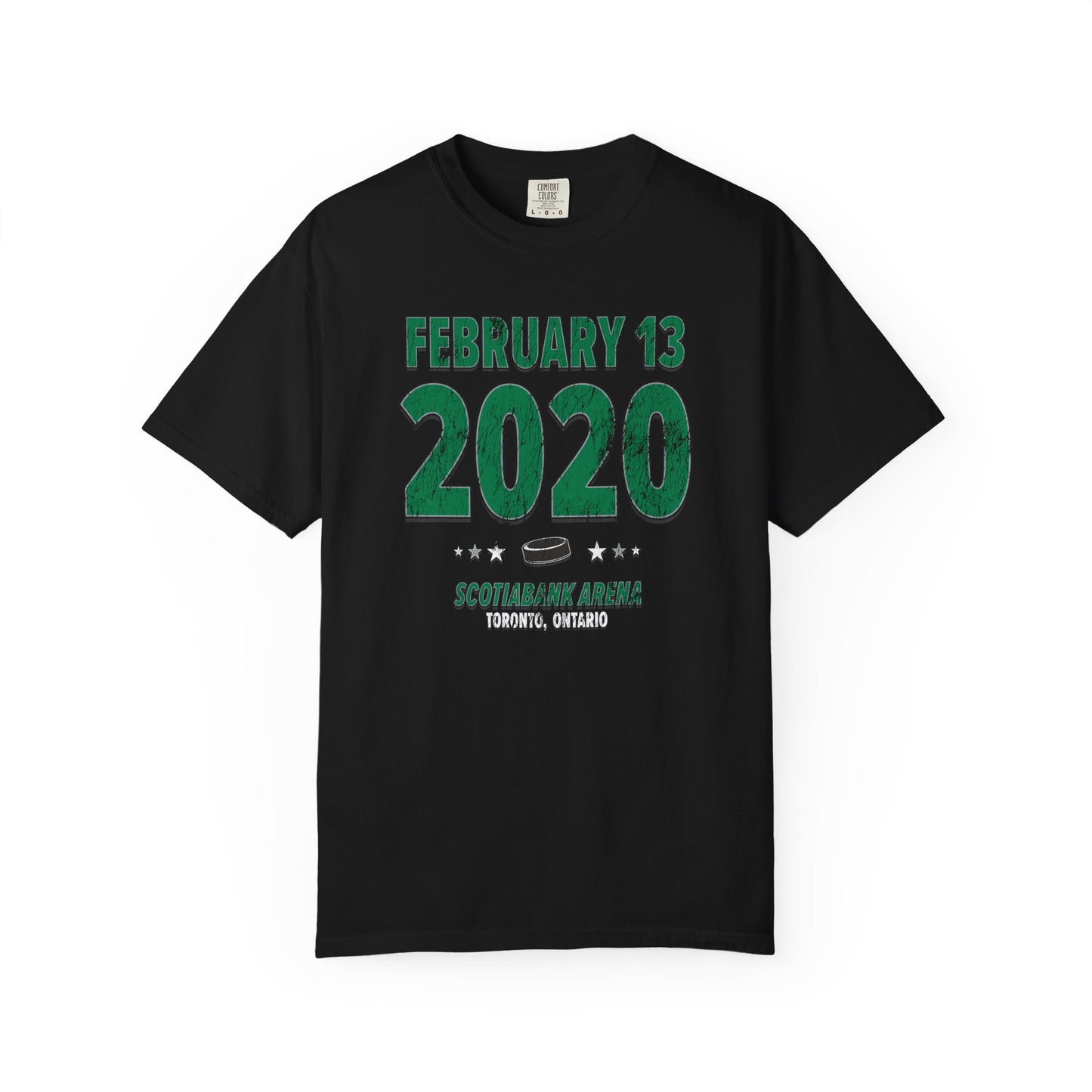 Dallas Hockey – February 13, 2020 – Comfort Colors (Black & White)