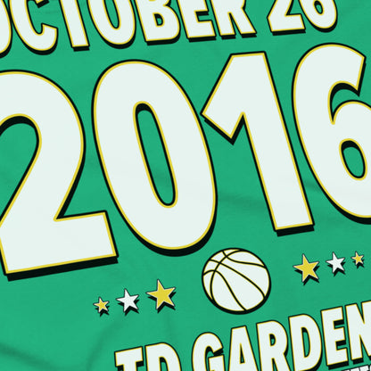 Boston Basketball – October 26, 2016 – Origin Tee