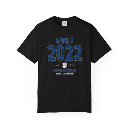 Kansas City Baseball – April 7, 2022 – Comfort Colors (Black & White)