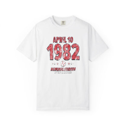 Boston Baseball – April 10, 1982 – Comfort Colors (Black & White)