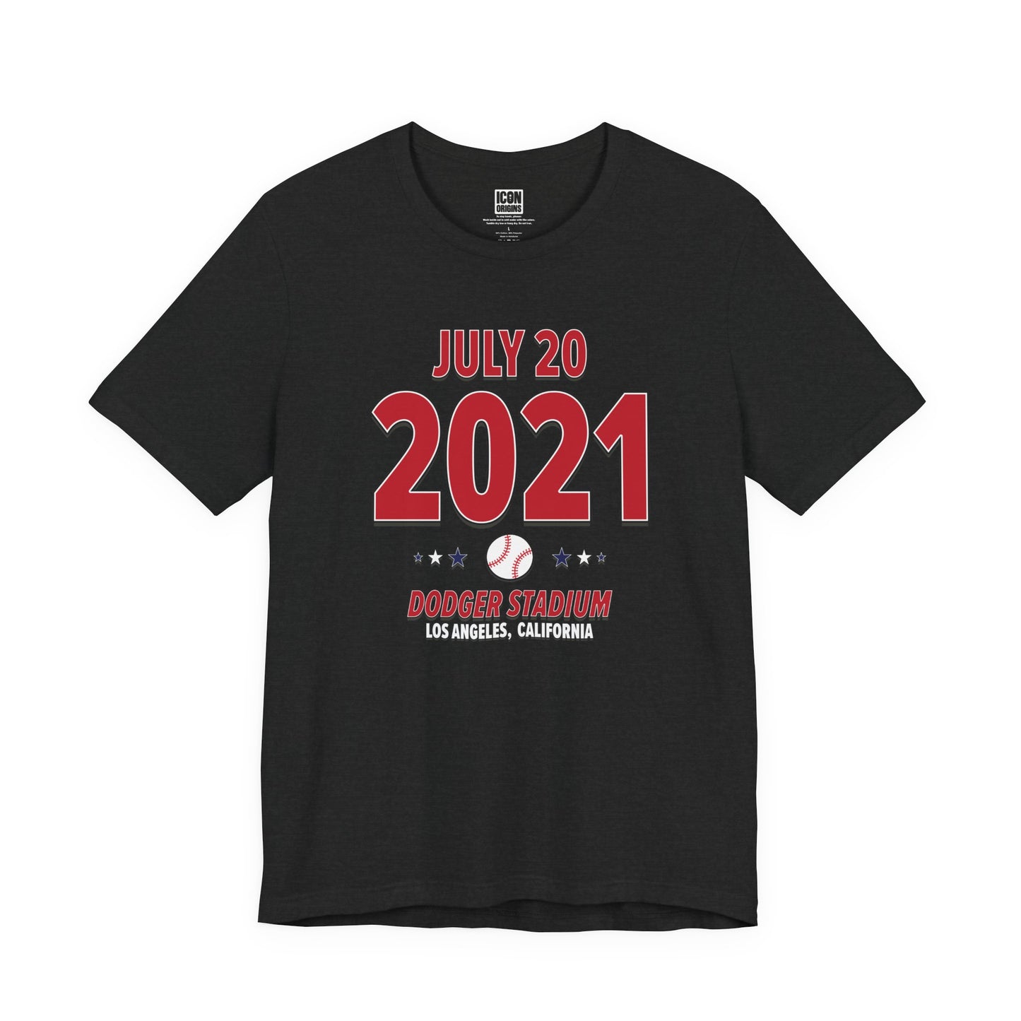 Washington Baseball – July 20, 2021 – Origin Tee (Black & White)