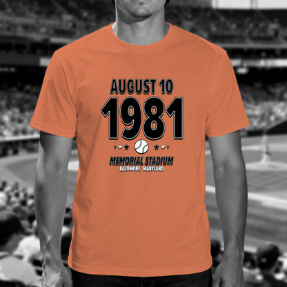 Baltimore Baseball – August 10, 1981 – Origin Tee