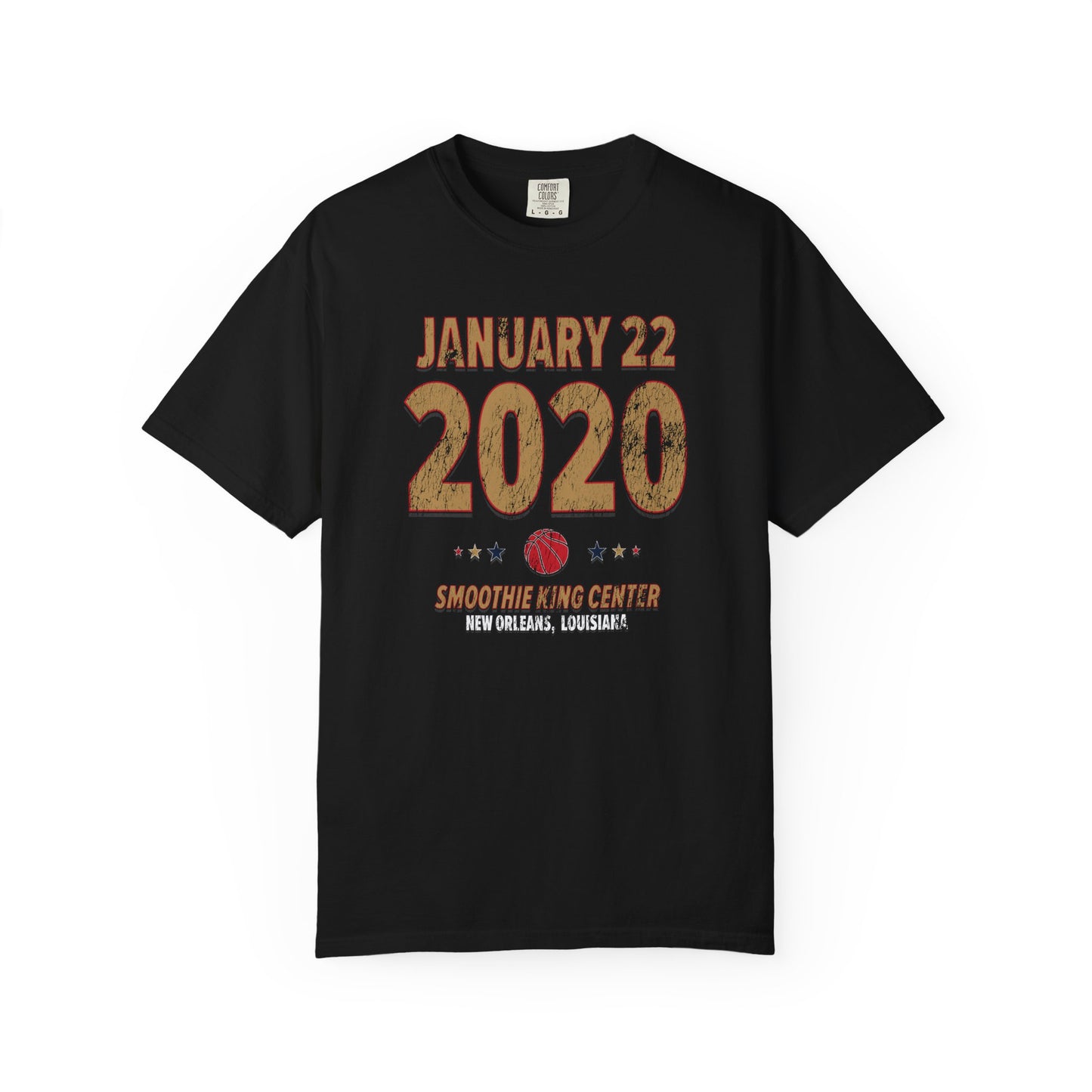 New Orleans Basketball – January 22, 2020 – Comfort Colors (Black & White)