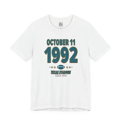 Jacksonville Football – October 11, 1992 – Origin Tee (Black & White)