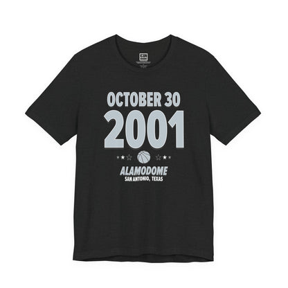 San Antonio Basketball – October 30, 2001 – Origin Tee (Black & White)