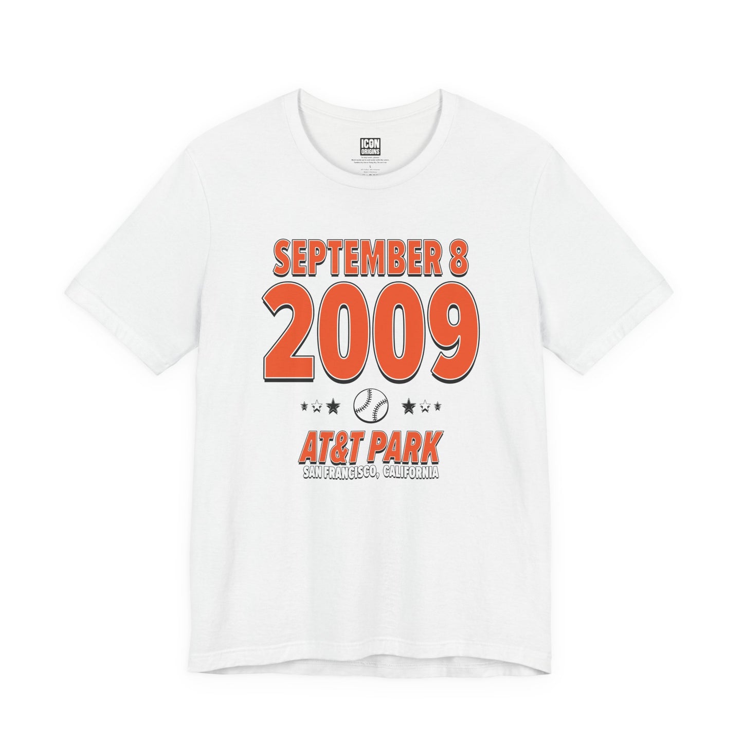 San Francisco Baseball – September 8, 2009 – Origin Tee (Black & White)