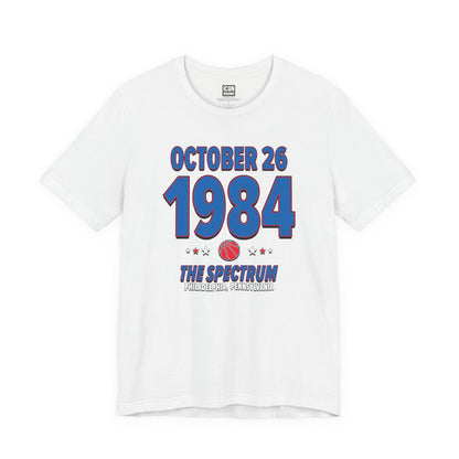 Philadelphia Basketball – October 26, 1984 – Origin Tee (Black & White)