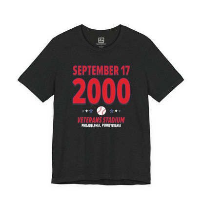 Philadelphia Baseball – September 17, 2000 – Origin Tee (Black & White)