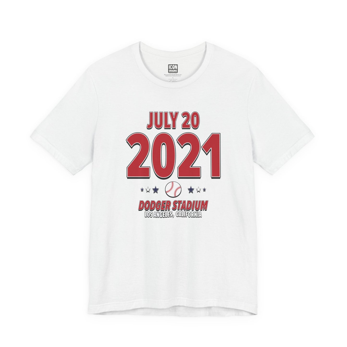 Washington Baseball – July 20, 2021 – Origin Tee (Black & White)