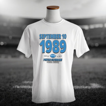 Detroit Football – September 10, 1989 – Origin Tee (Black & White)