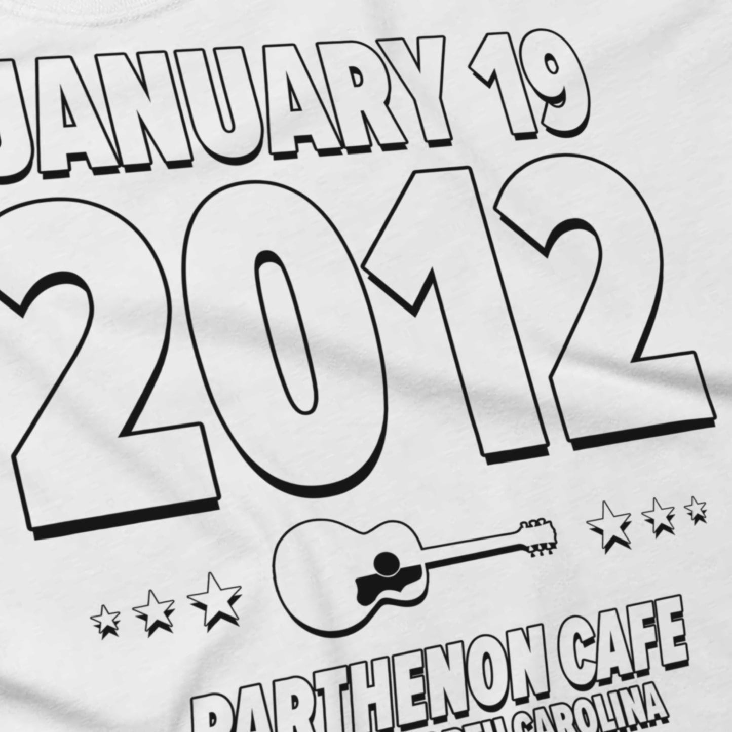 NC Hurricane – 2012 – Origin Tee (Black & White)
