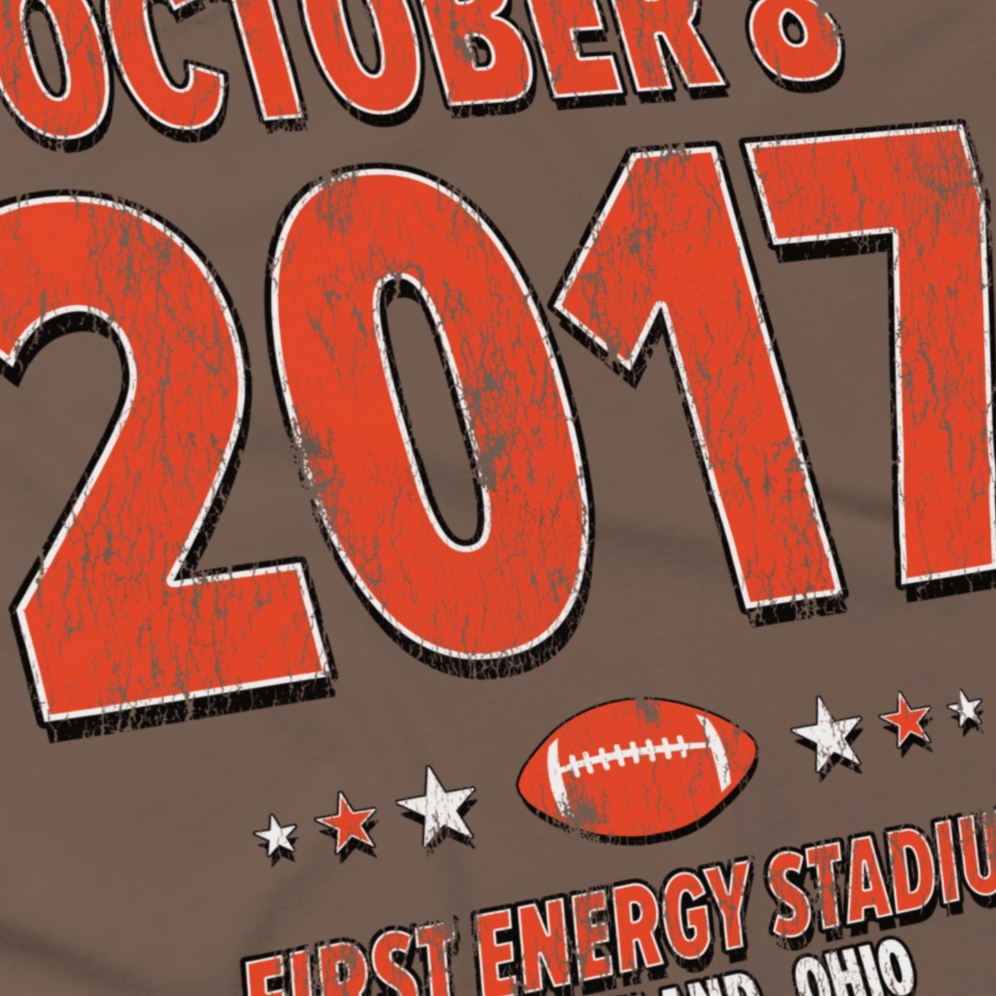 Angle — Cleveland Football – October 8, 2017 – Comfort Colors