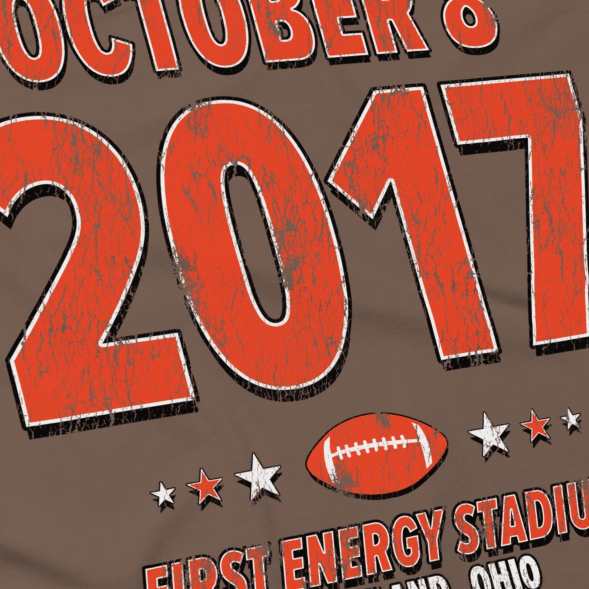 Angle — Cleveland Football – October 8, 2017 – Comfort Colors
