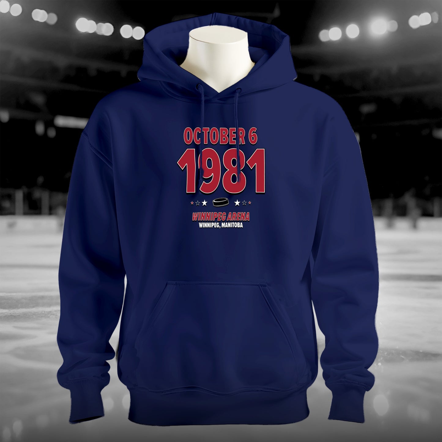 Winnipeg Hockey – October 6, 1981 – Hoodie