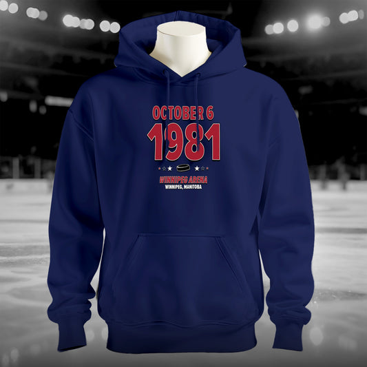 Winnipeg Hockey – October 6, 1981 – Hoodie