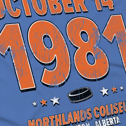 Edmonton Hockey – October 14, 1981 – Comfort Colors