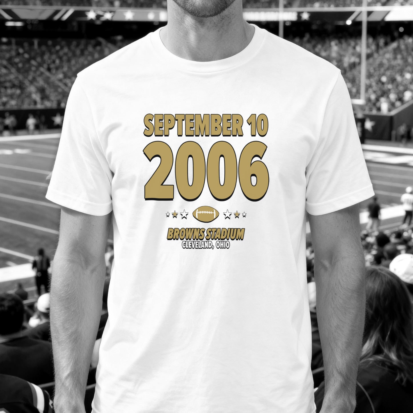 New Orleans Football – September 10, 2006 – Origin Tee (Black & White)