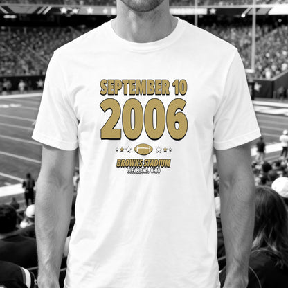 New Orleans Football – September 10, 2006 – Origin Tee (Black & White)