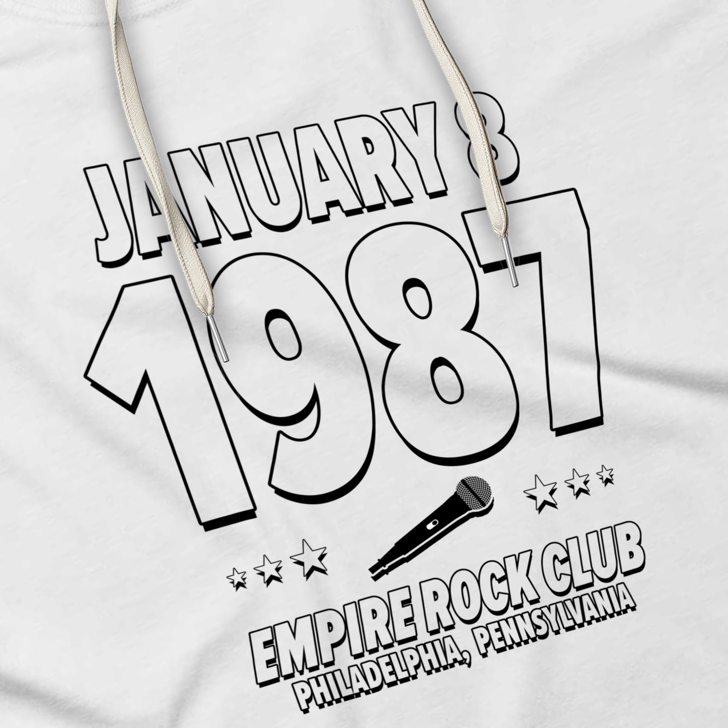 Nation of Rebels – 1987 – Hoodie (Black & White)