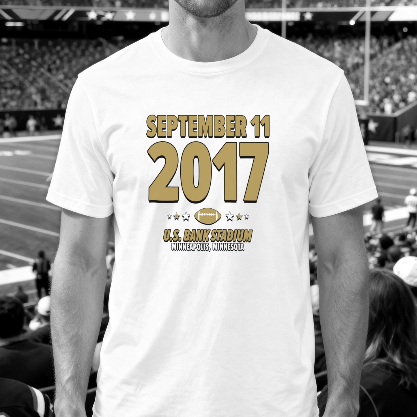 New Orleans Football – September 11, 2017 – Origin Tee (Black & White)