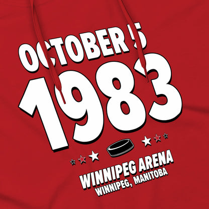 Detroit Hockey – October 5, 1983 – Hoodie