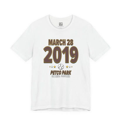 San Diego Baseball – March 28, 2019 – Origin Tee (Black & White)