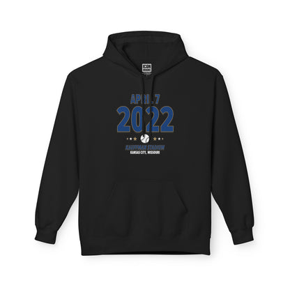 Kansas City Baseball – April 7, 2022 – Hoodie (Black & White)