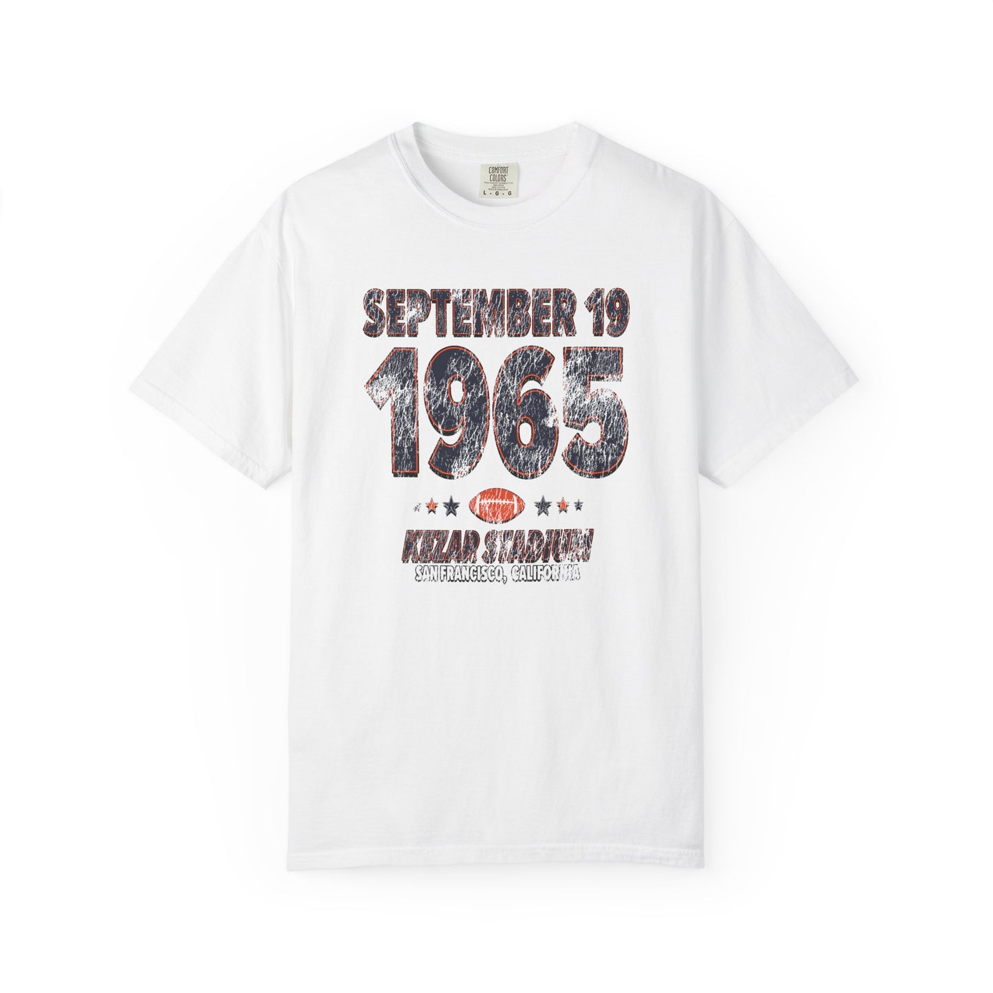 Chicago Football – September 19, 1965 – Comfort Colors (Black & White)