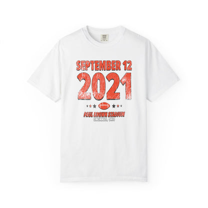 Cincinnati Football – September 12, 2021 – Comfort Colors (Black & White)