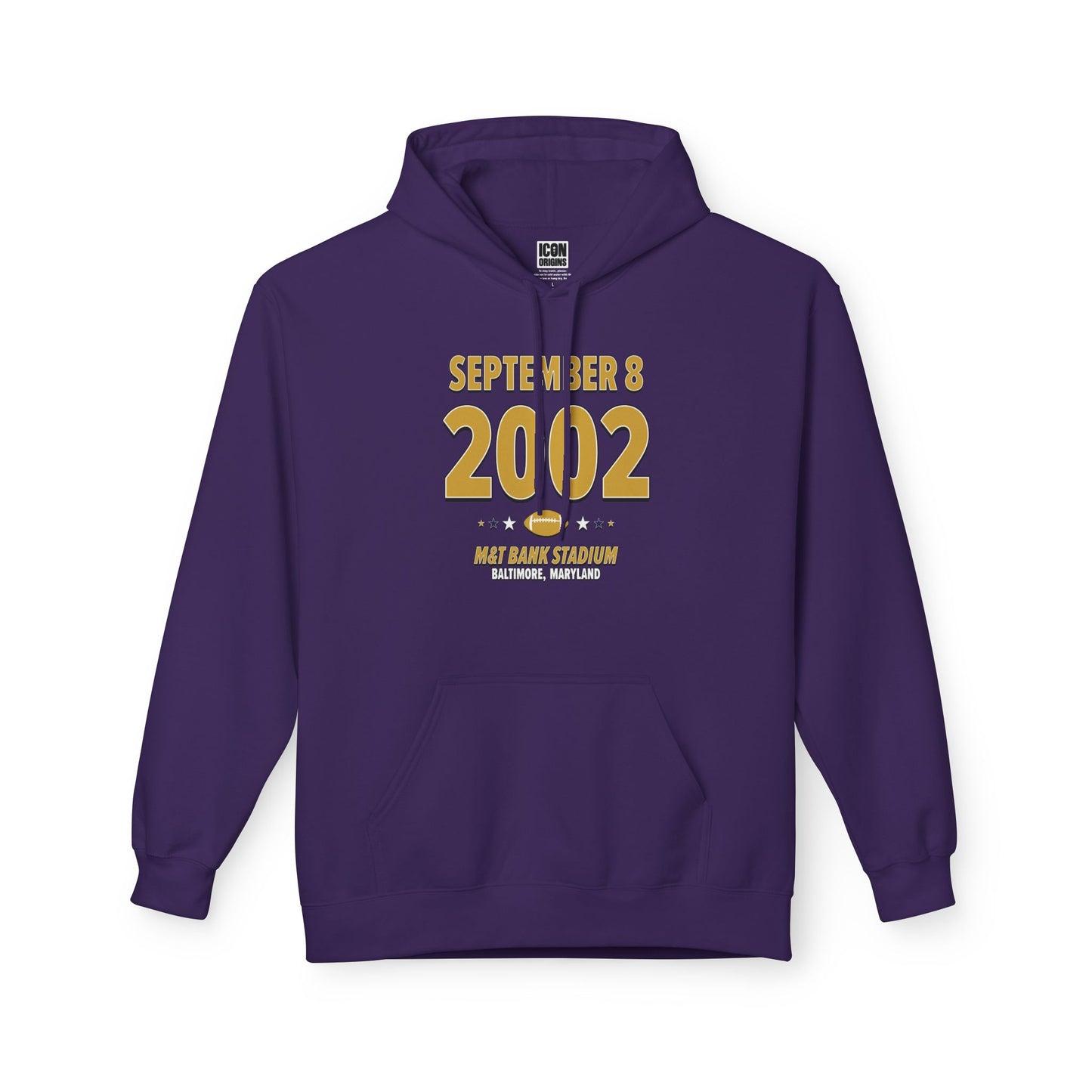Baltimore Football – September 8, 2002 – Hoodie