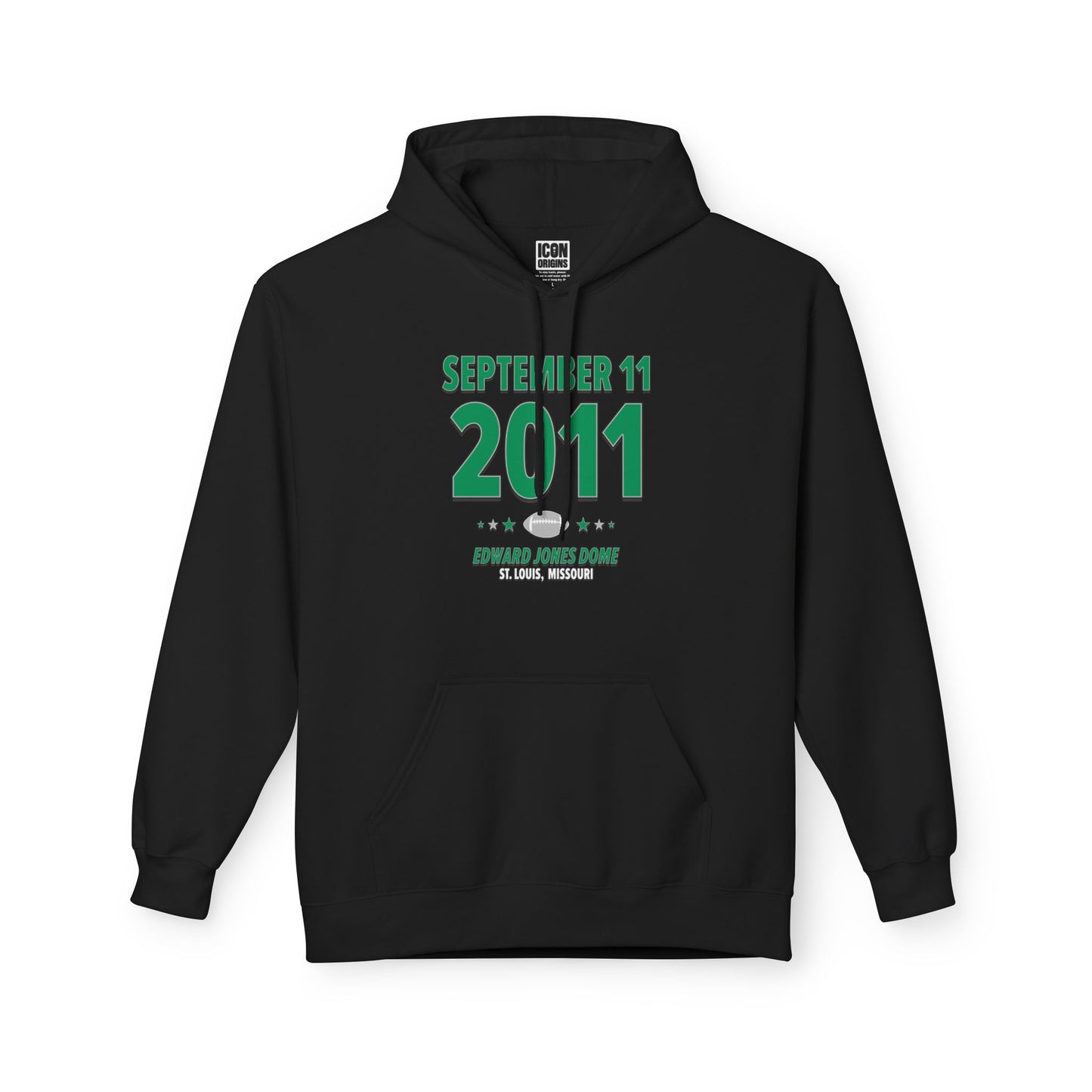 Philadelphia Football – September 11, 2011 – Hoodie (Black & White)