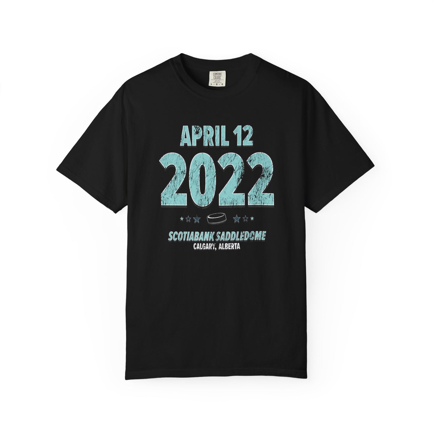 Seattle Hockey – April 12, 2022 – Comfort Colors (Black & White)