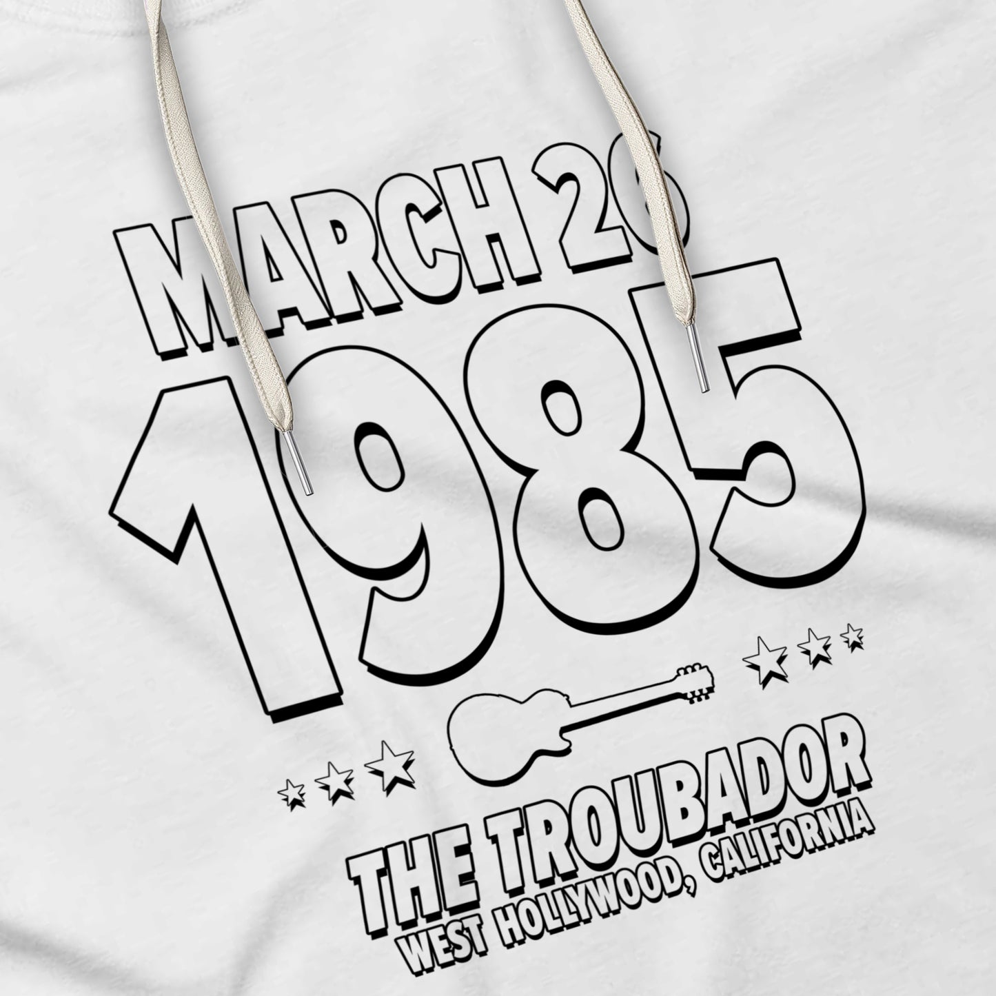 Hollywood Destruction – 1985 – Hoodie (Black & White)