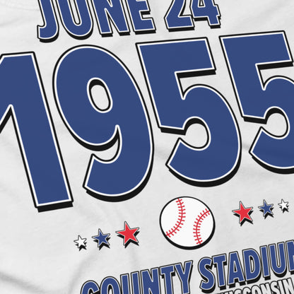 IO|baseball-1955-06-24-brooklyn|origin-tee-bw|Angle