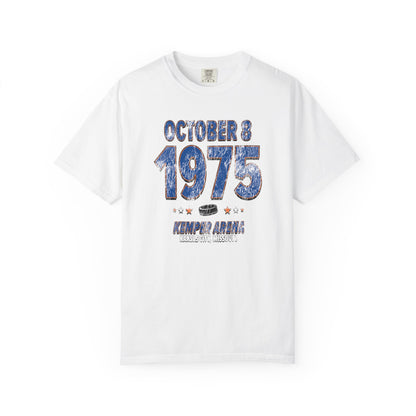 New York Hockey – October 8, 1975 – Comfort Colors (Black & White)