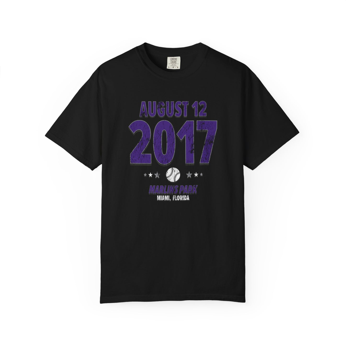 Colorado Baseball – August 12, 2017 – Comfort Colors (Black & White)