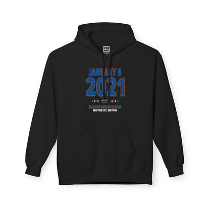 New York Hockey – January 6, 2021 – Hoodie (Black & White)