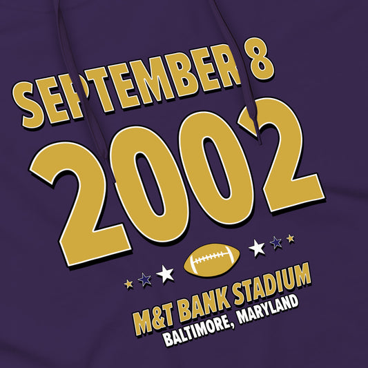 Baltimore Football – September 8, 2002 – Hoodie