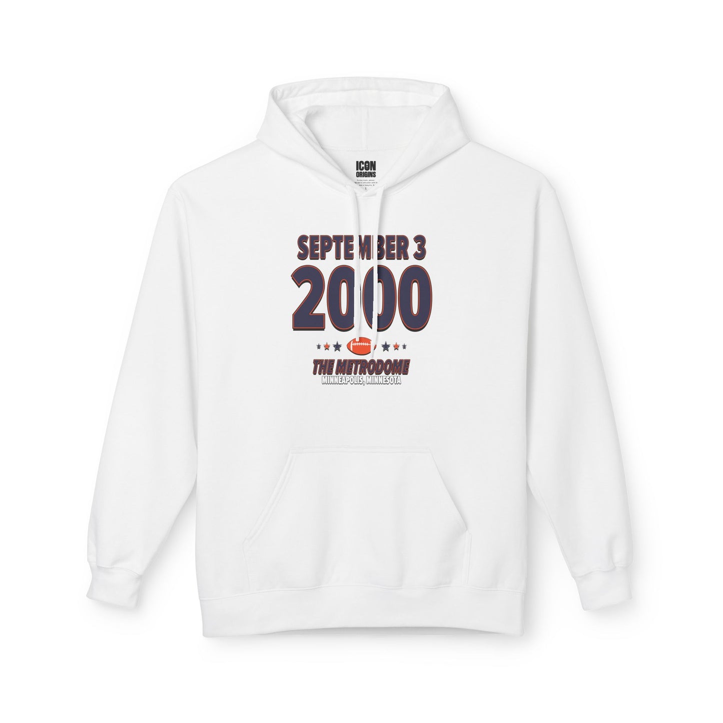 Chicago Football – September 3, 2000 – Hoodie (Black & White)