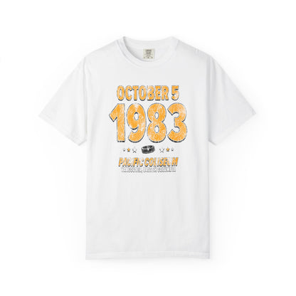 Boston Hockey – October 5, 1983 – Comfort Colors (Black & White)