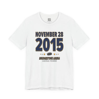 Nashville Hockey – November 28, 2015 – Origin Tee (Black & White)