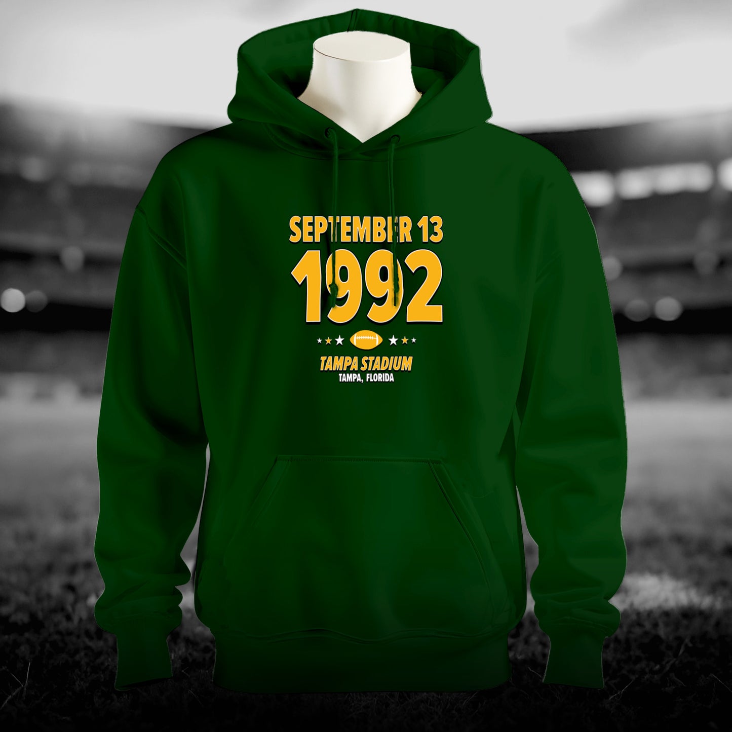 Green Bay Football – September 13, 1992 – Hoodie