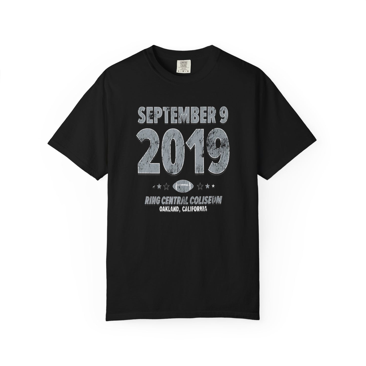 Las Vegas Football – September 9, 2019 – Comfort Colors (Black & White)