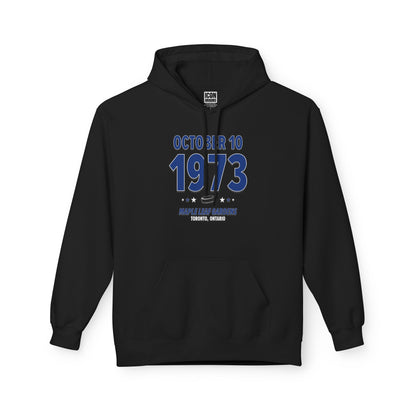 Toronto Hockey – October 10, 1973 – Hoodie (Black & White)