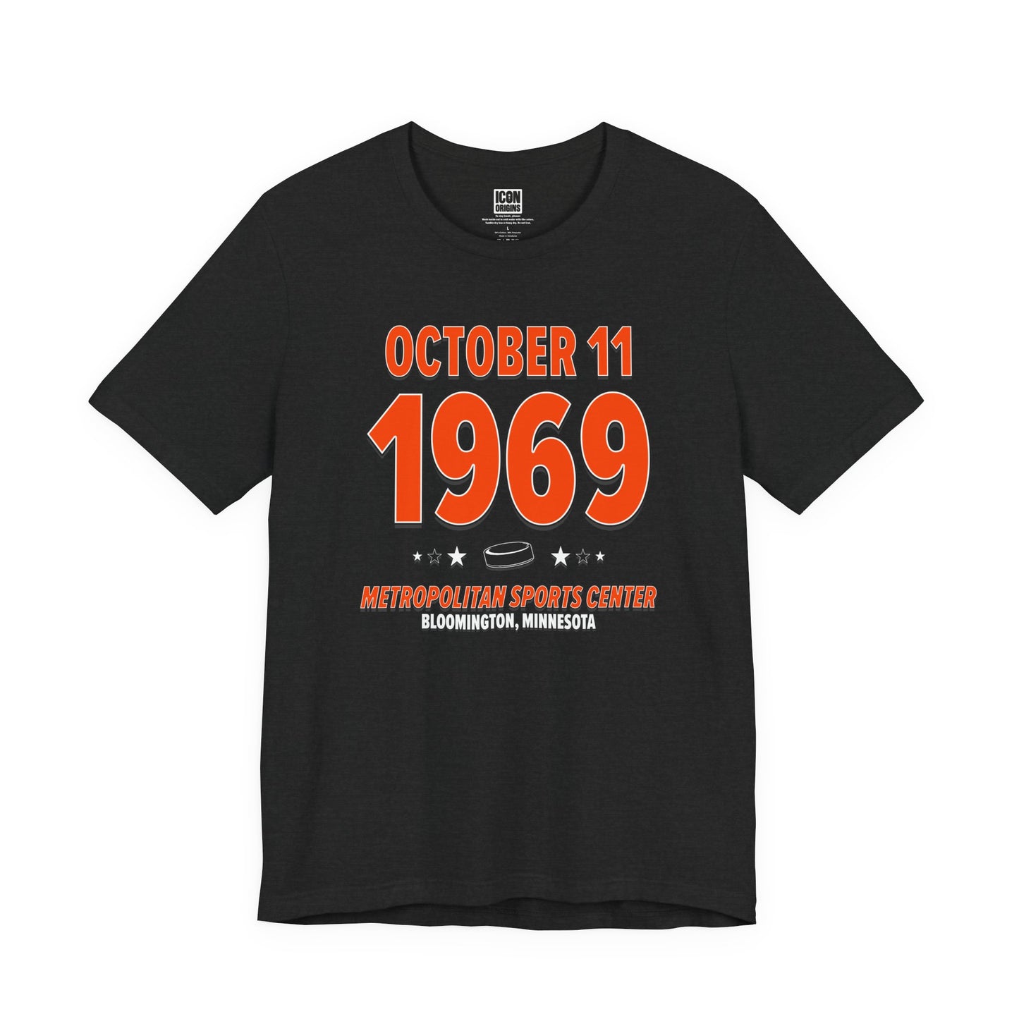 Philadelphia Hockey – October 11, 1969 – Origin Tee (Black & White)
