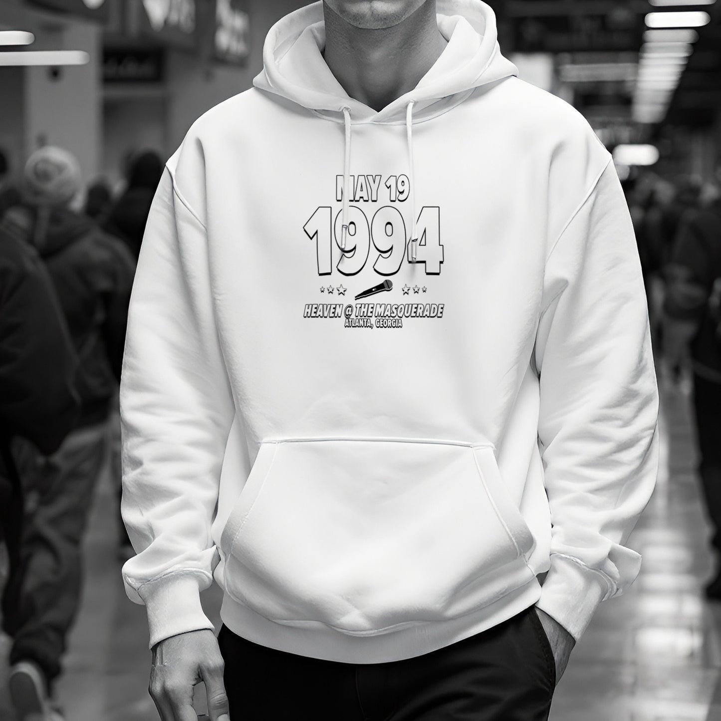 Southern Spacefunk – 1994 – Hoodie (Black & White)